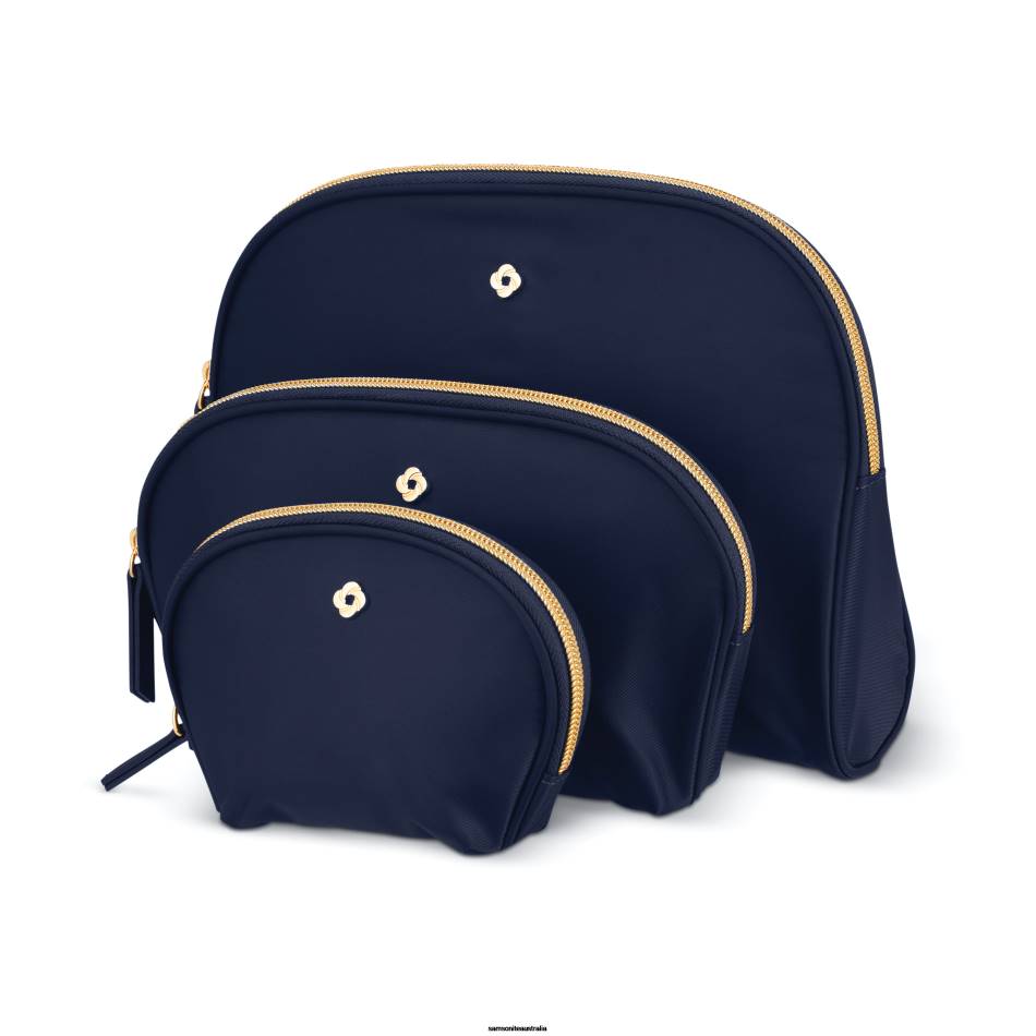 Mobile Solution 3 Piece Travel Set Navy Blue Samsonite Unisex Accessories VHVX635