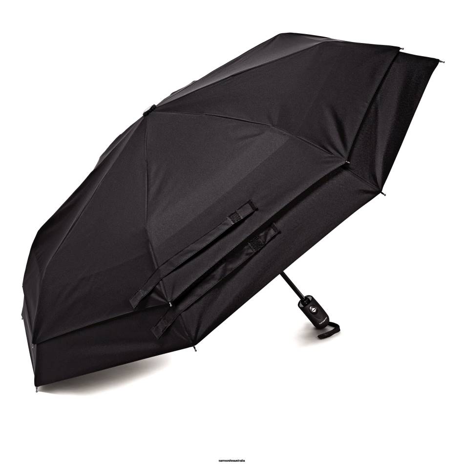 Clearance Windguard Auto Open/Close Umbrella Black Samsonite Unisex Accessories VHVX631